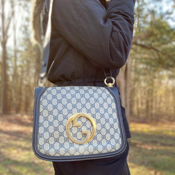 Gucci Handbags - Gucci Vintage Gg Plus Blondie Shoulder Bag